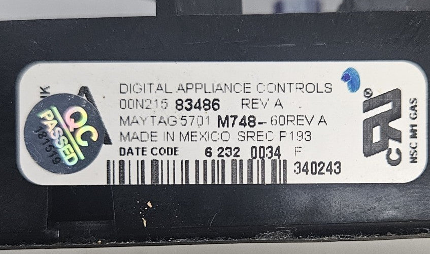 OEM Replacement for Maytag Range Control Board 00N21583486