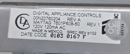 OEM Replacement for Maytag Range Control Board 7601P608-60