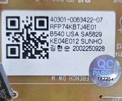 OEM Replacement for Kenmore Fridge Control 40301-0063422-07