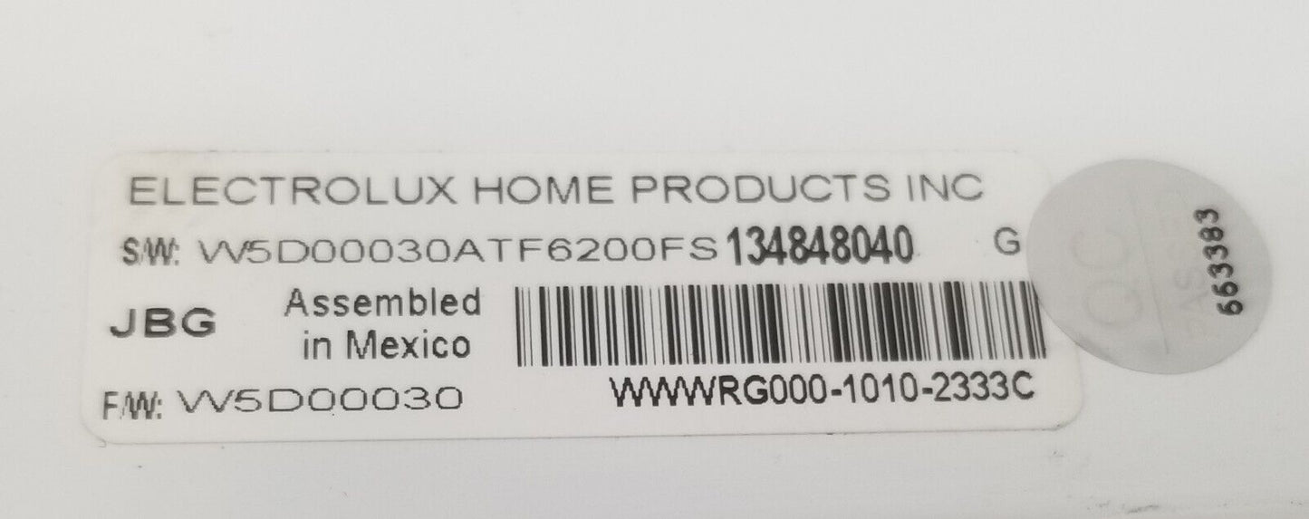 Genuine OEM Replacement for Frigidaire Washer Control 134848040