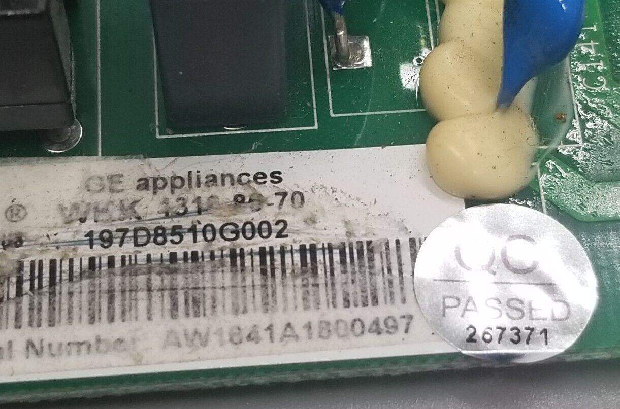 OEM Replacement for GE Fridge Control 197D8510G002