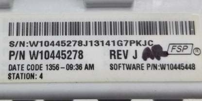 OEM Replacement for Whirlpool Washer Control W10445278