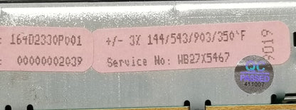 OEM Replacement for GE Range Control WB27X5467 164D2330P001