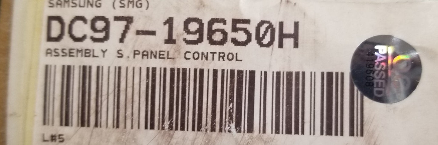 New OEM Replacement for Samsung Washer Control Panel DC97-19650H 1-Yr