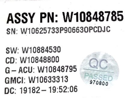 OEM Replacement for Maytag Washer Control W10848785