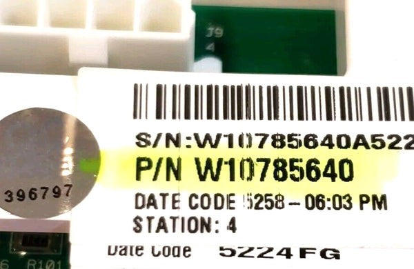 OEM Replacement for Whirlpool Washer Control Board W10785640