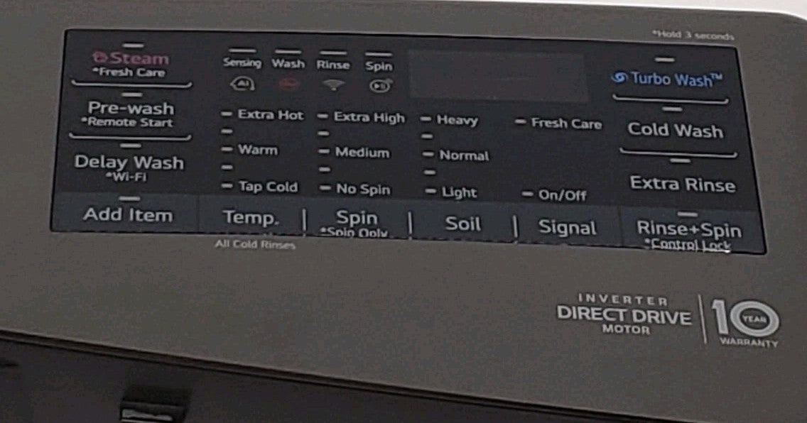 New OEM Replacement for LG Washer Control Panel AGL30120705