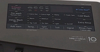 New OEM Replacement for LG Washer Control Panel AGL30120705