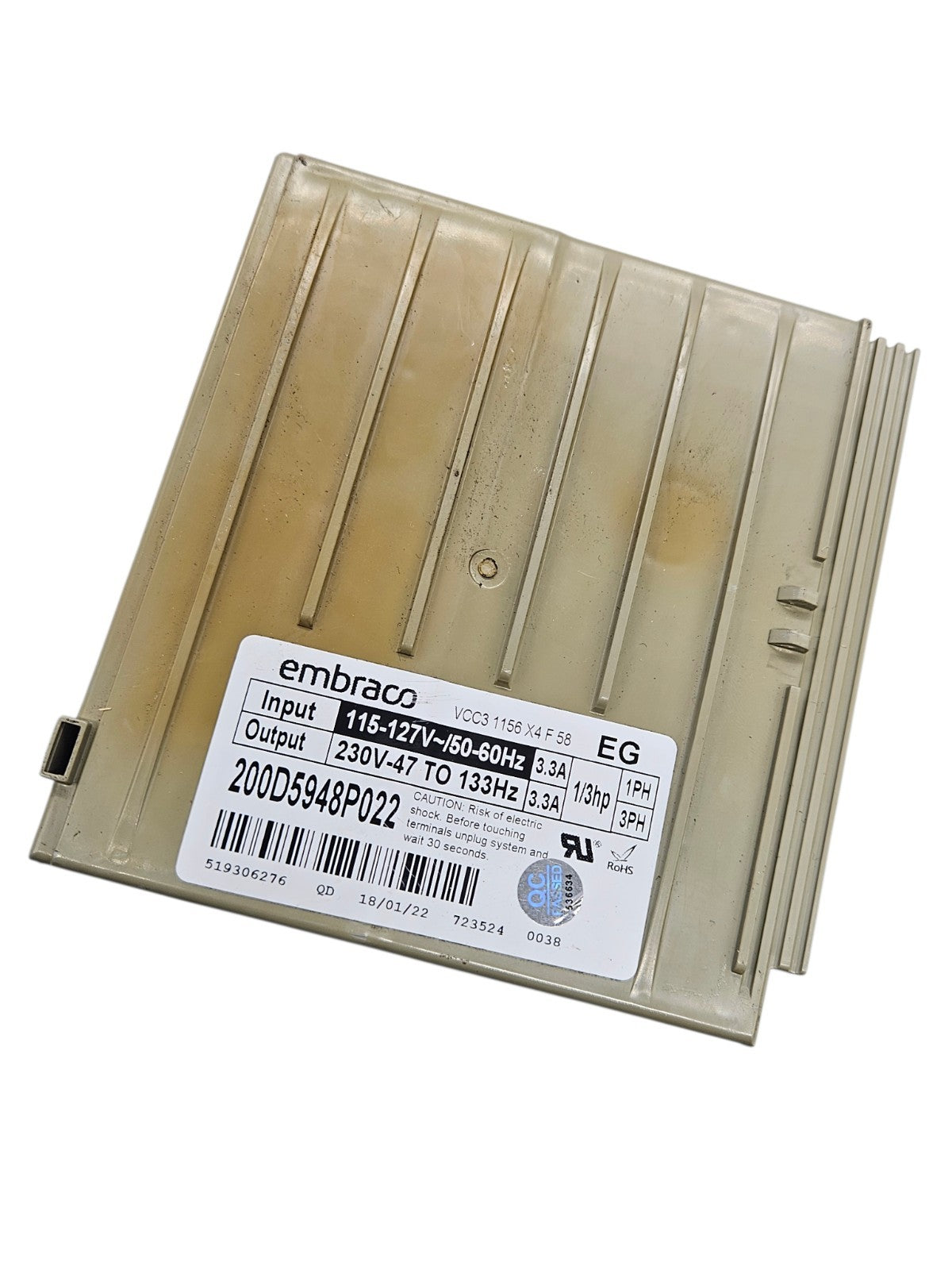 OEM Replacement for GE Fridge Inverter Control 200D5948P022