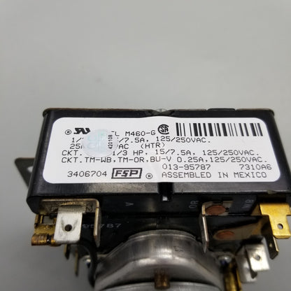 OEM Replacement for Whirlpool Dryer Timer 3406704