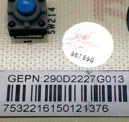 OEM Replacement for GE Washer Control  290D2227G013  WH18X26795