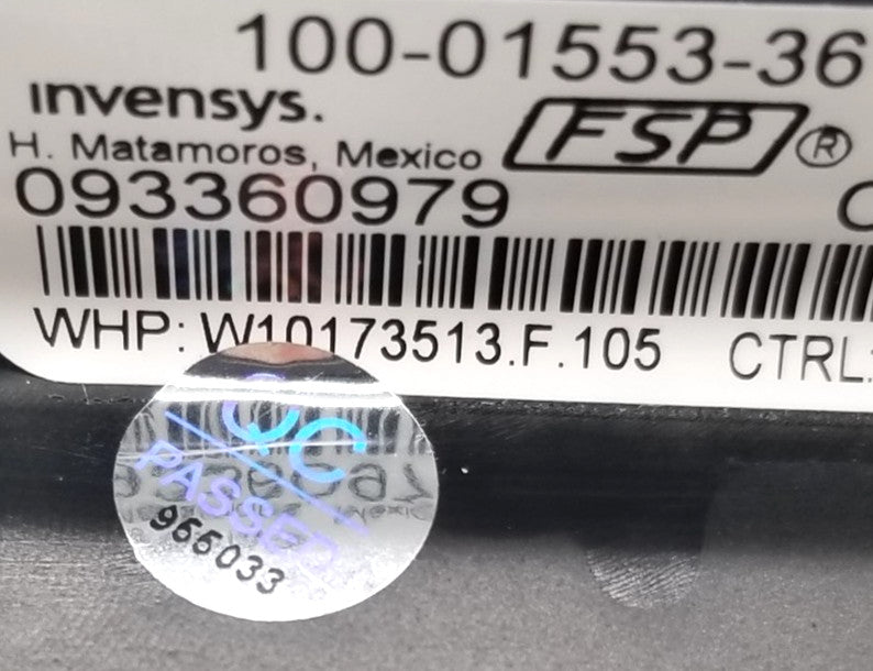 OEM Replacement for Whirlpool Range Control  W10173513