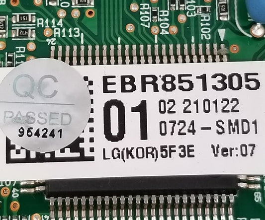 OEM Replacement for LG Dryer Control  EBR85130501