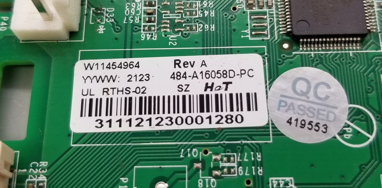 OEM Replacement for Whirlpool Fridge Control Board W11454964