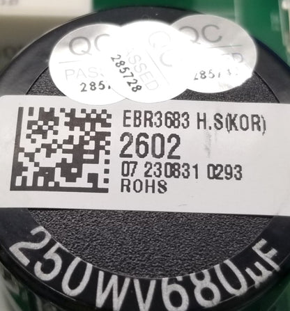 OEM Replacement for LG Refrigerator Main PCB EBR36832602