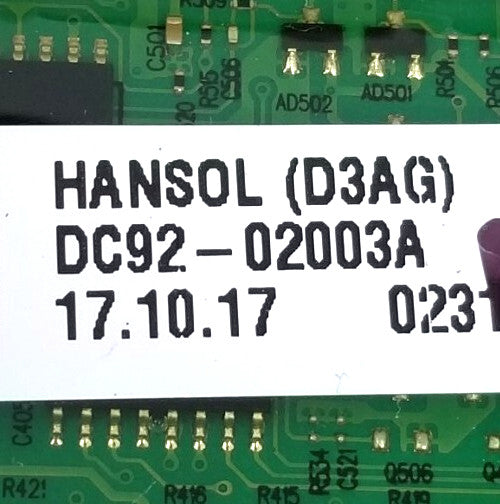 OEM Replacement for Samsung Washer Control DC92-02003A DC92-02002A