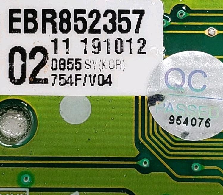 OEM Replacement for LG Dryer Interface Control EBR85235702