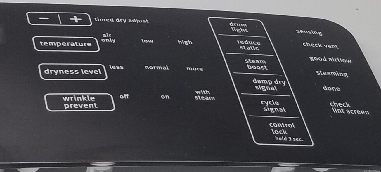 OEM Replacement for Maytag Dryer Control Panel W10469307