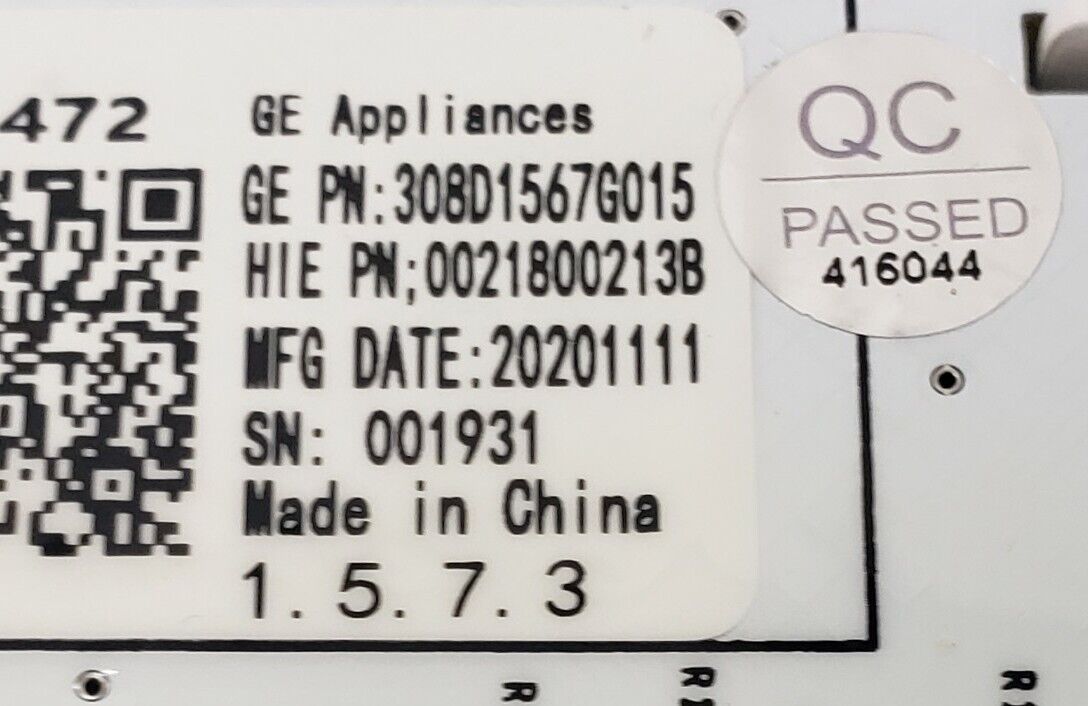 Genuine OEM Replacement for GE Washer Control Board 308D1567G015