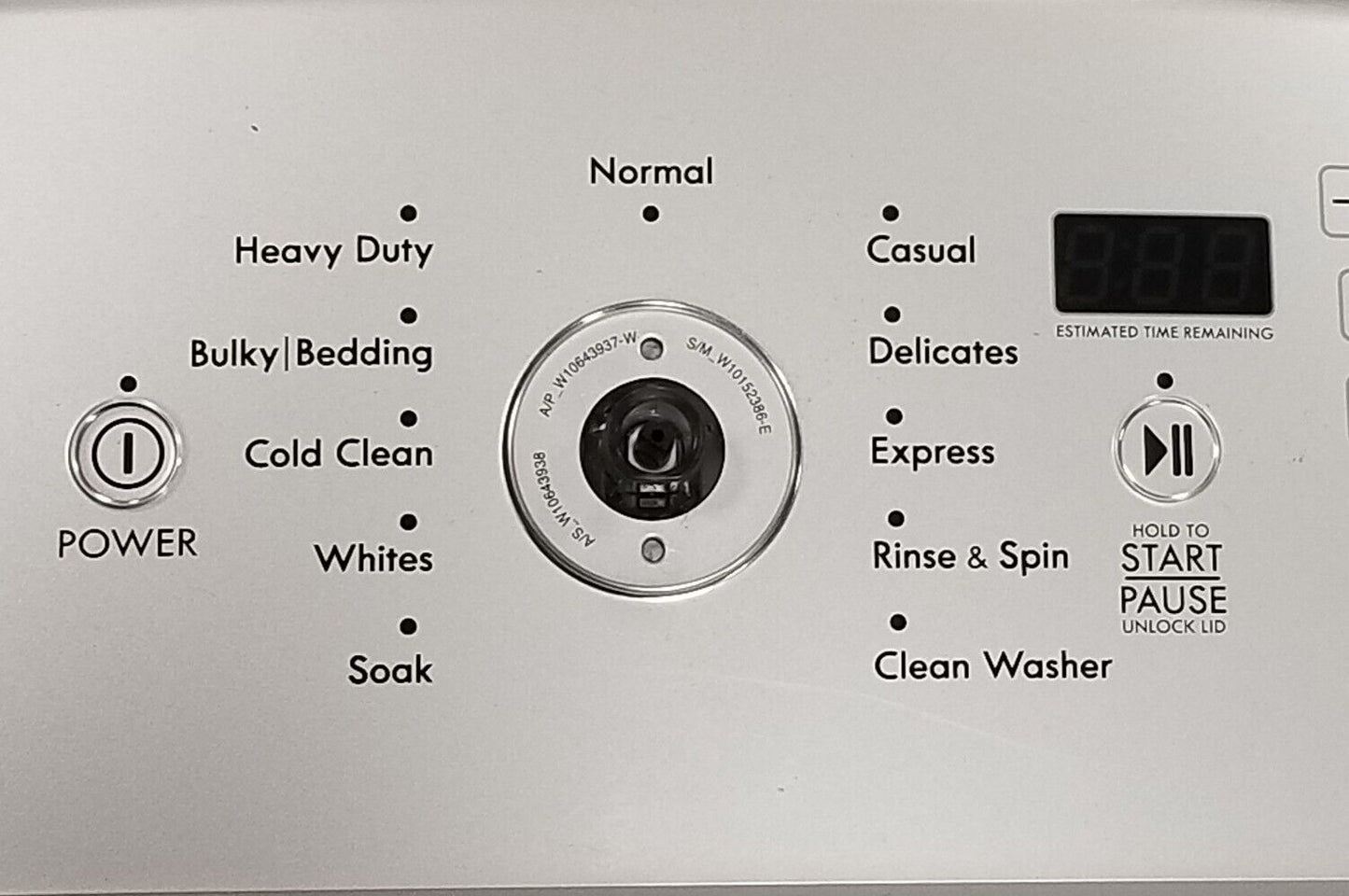 OEM Replacement for Whirlpool Washer Control  W10873009