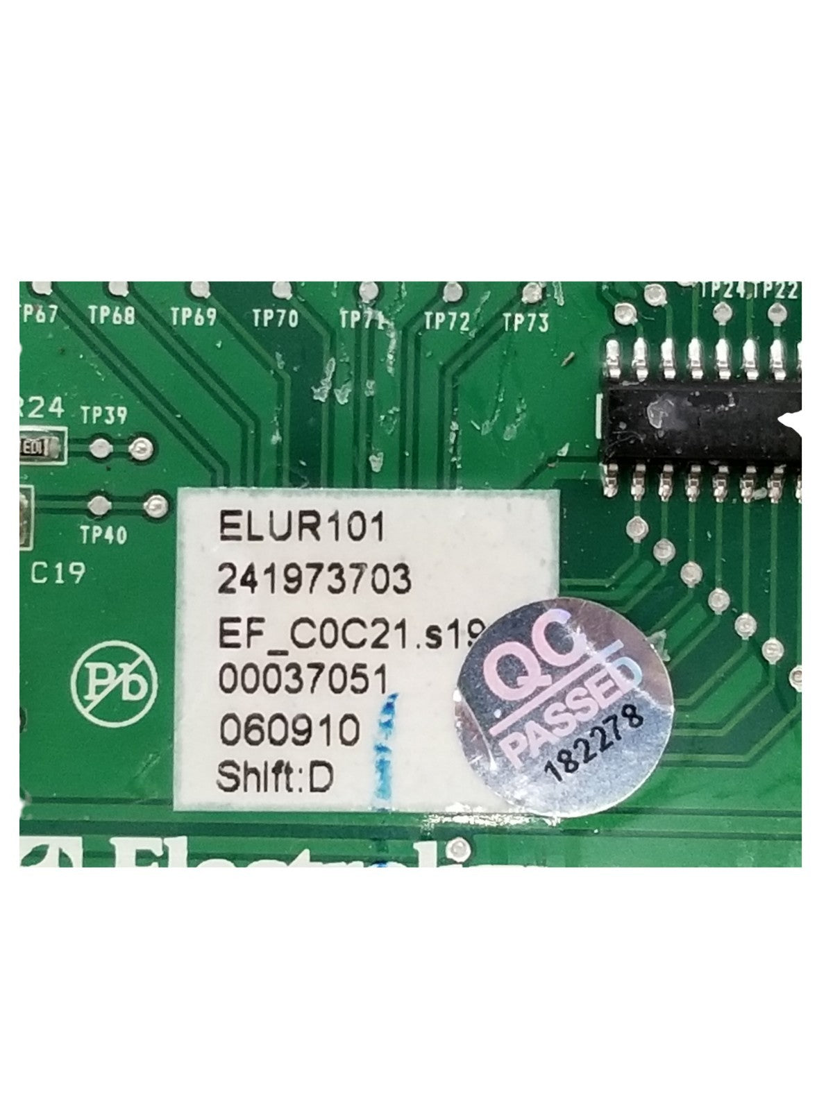 OEM Fridge Board Control 241973703