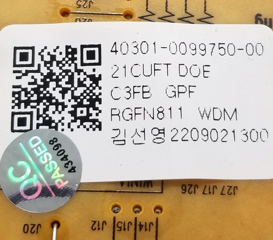 OEM Replacement for Kenmore Control Board 40301-0099750-00