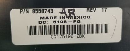 OEM Replacement for Whirlpool Dryer Control 8558743  W10128437