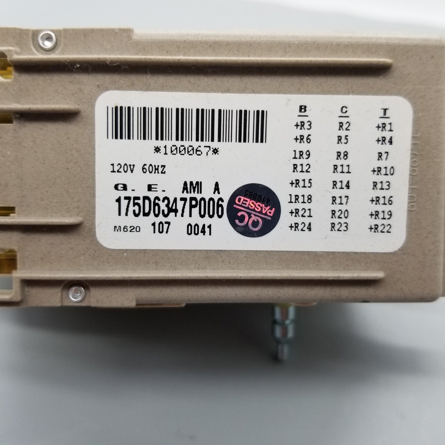 OEM Replacement for GE Washer Timer 175D6347P006