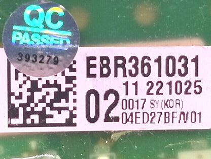 New Genuine OEM Replacement for LG Dishwasher Control Board EBR36103102