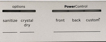 New OEM Replacement for Bosch Dishwasher Control Panel 9001811133