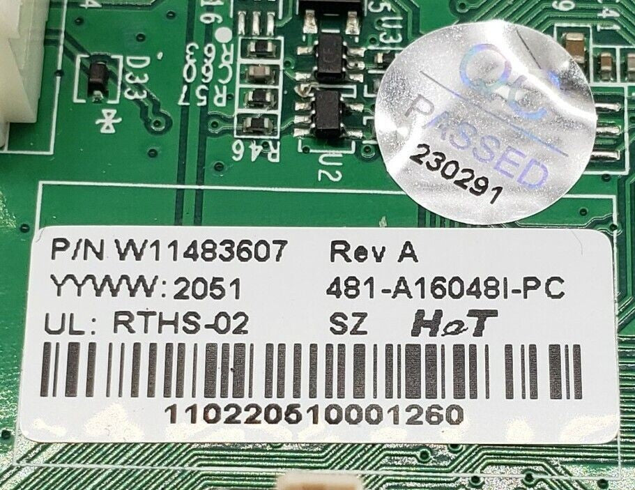 OEM Replacement for Whirlpool Fridge Control W11483607