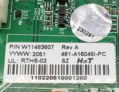 OEM Replacement for Whirlpool Fridge Control W11483607