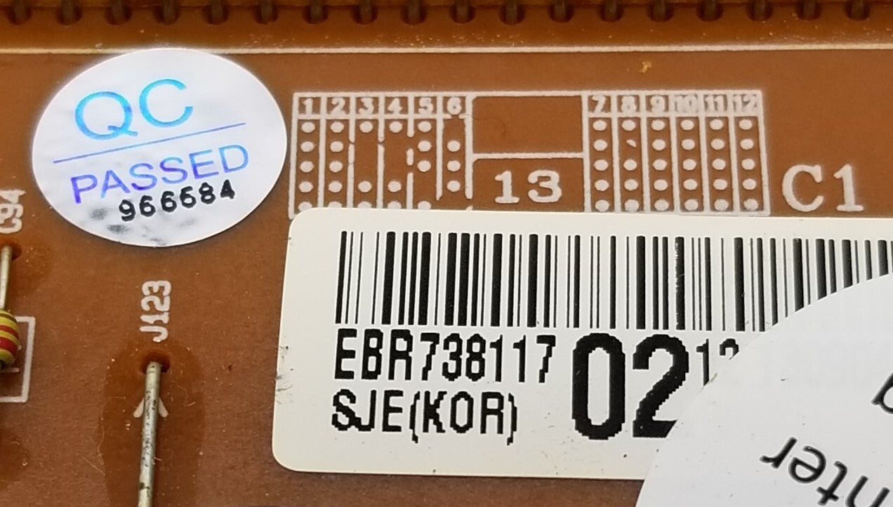OEM Replacement for LG Oven Control Assembly EBR73811702