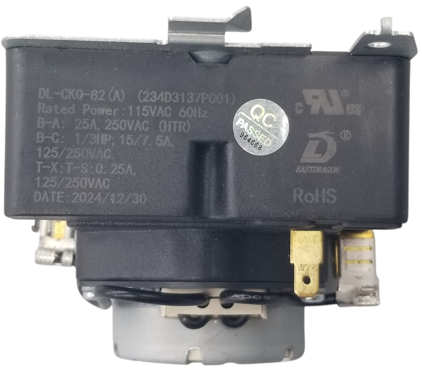 New OEM Replacement for GE Dryer Timer 234D3137P001