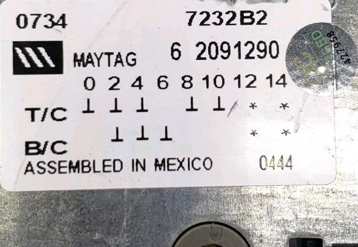 OEM Replacement for Maytag Washer Timer 62091290