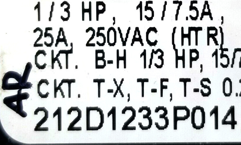 Genuine OEM Replacement for GE Dryer Timer 212D1233P014