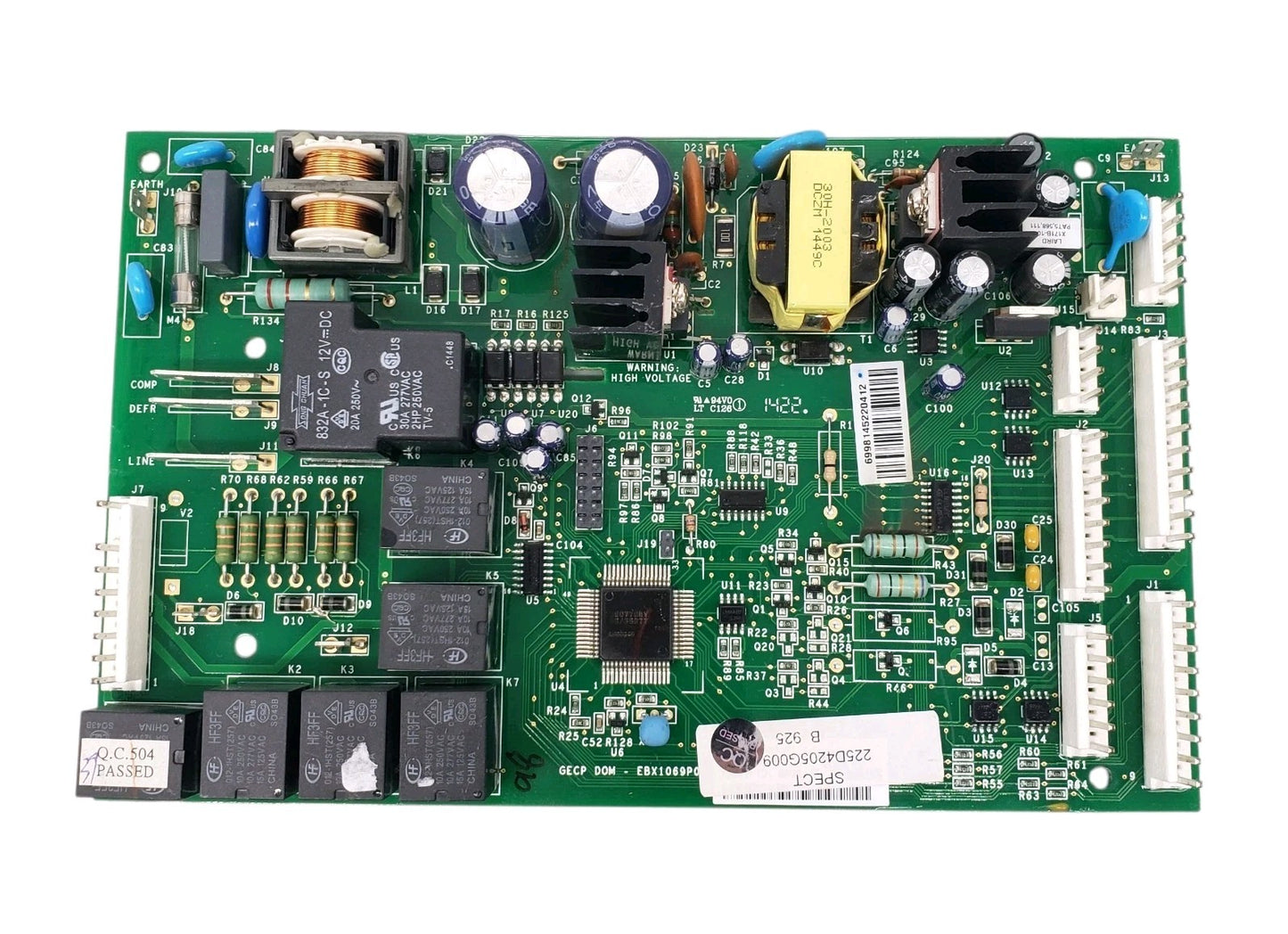 OEM Replacement for GE Fridge Control Board 225D4205G009