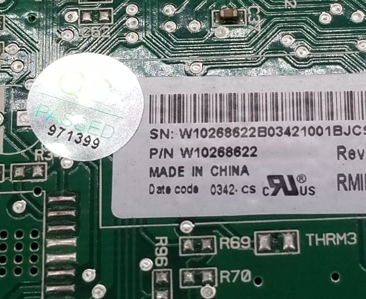 OEM Replacement for Whirlpool Fridge Control W10268622