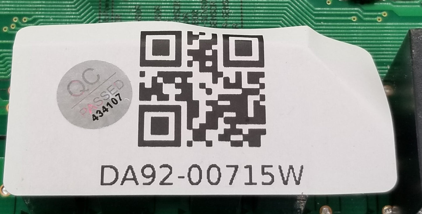 OEM Replacement for Samsung Fridge Control Board DA92-00715W