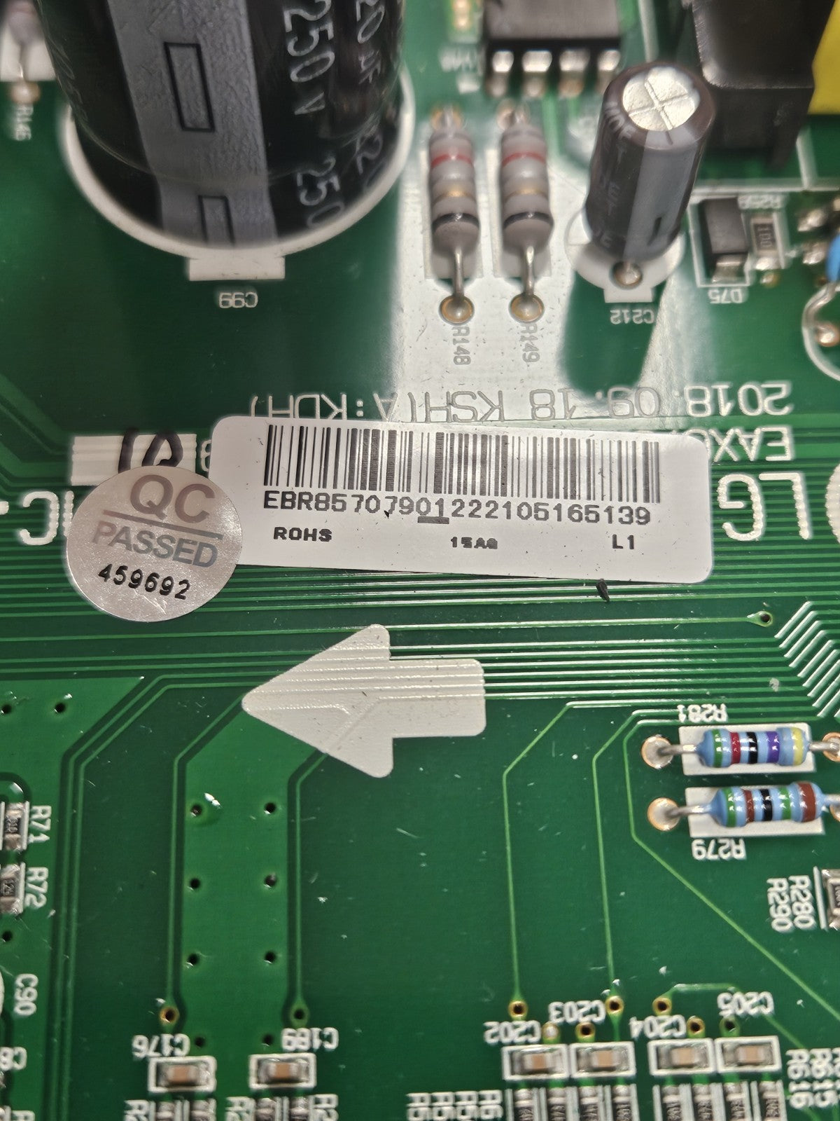 New OEM Replacement for LG Wall Oven Control EBR85707901
