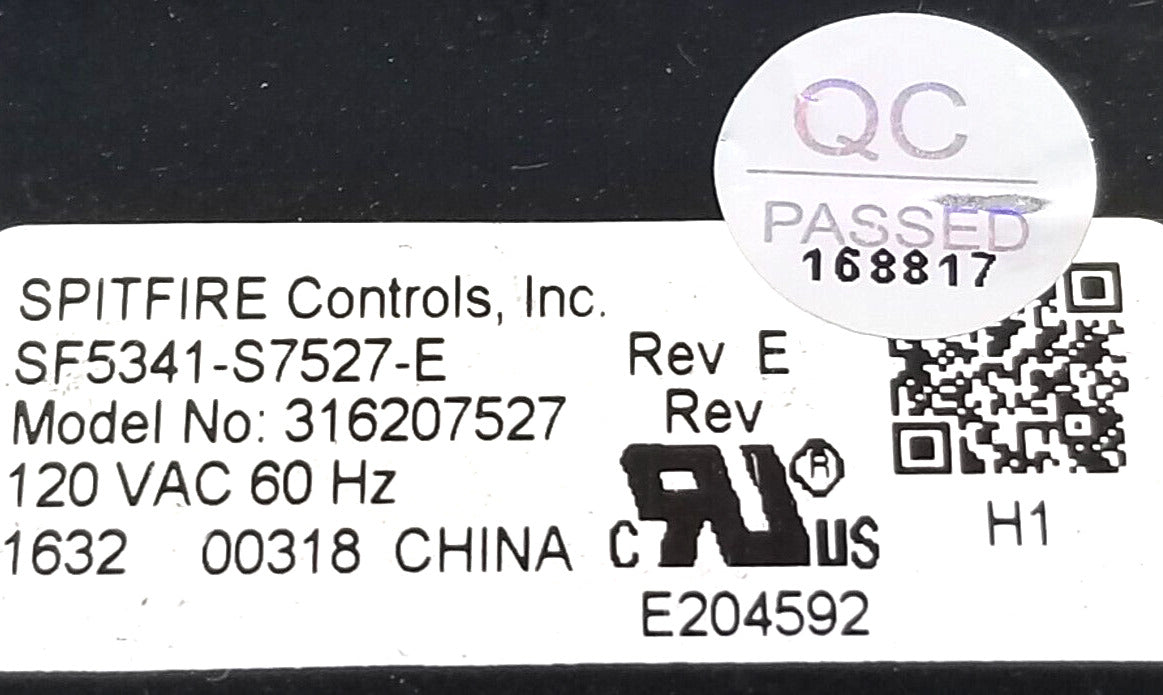 OEM Replacement for Frigidaire Oven Control  316207527    ~ ~