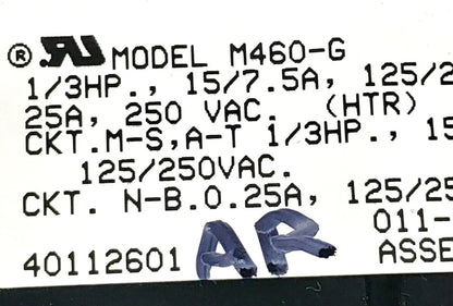 OEM Replacement for Amana Dryer Timer 40112601 40048001