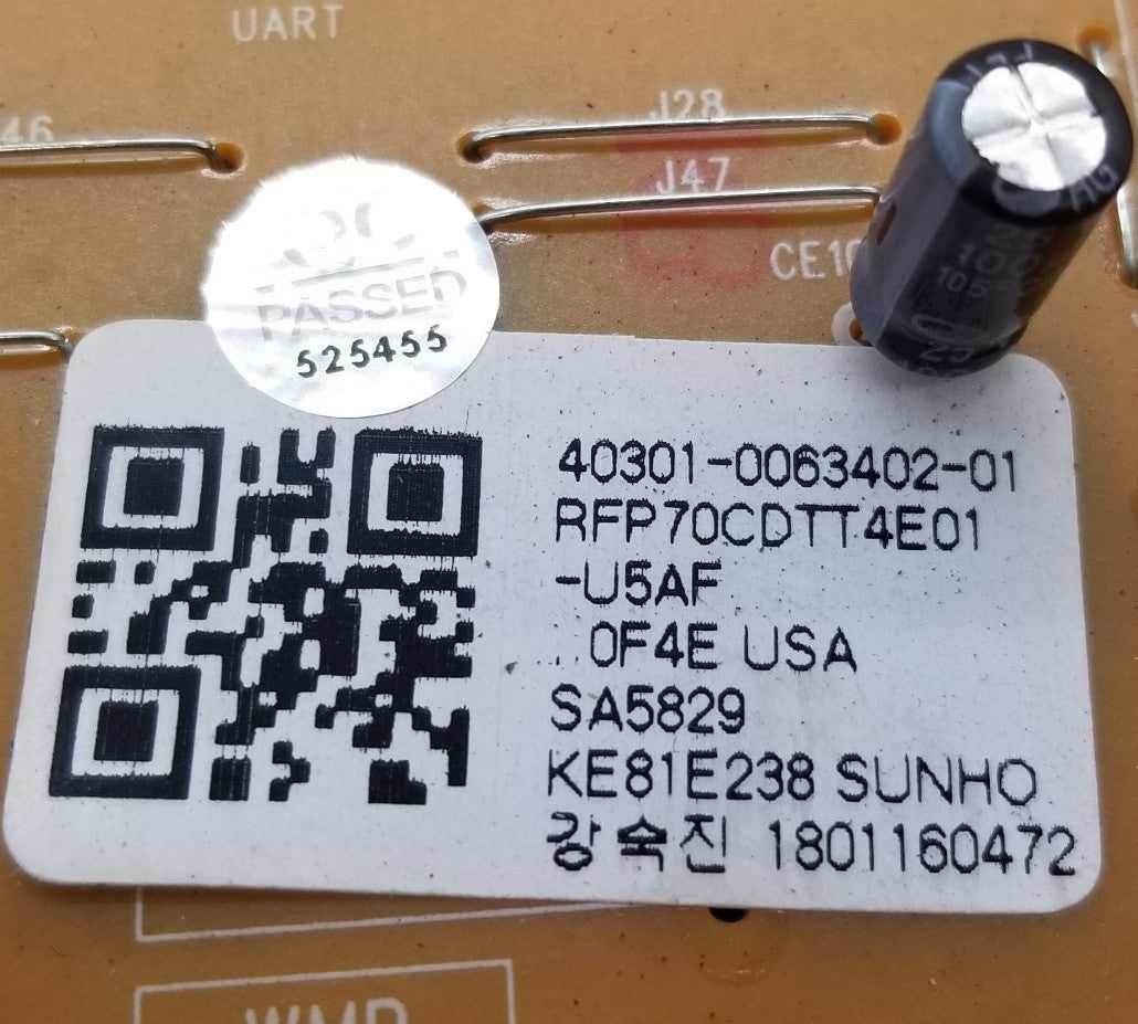 OEM Replacement for Kenmore Refrigerator Control 40301-0063402-01