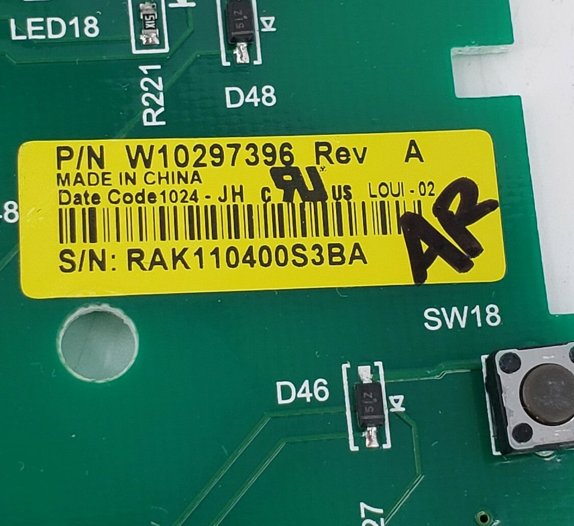 Genuine OEM Replacement for Whirlpool Washer Control W10297396