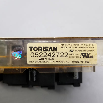 OEM Replacement for GE Oven Control Board 191D3776P002