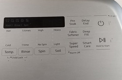 OEM Replacement for Samsung Washer Control Panel  DC97-21544F
