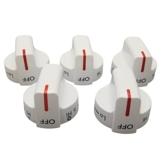 New OEM Replacement for Frigidaire Knob Set For Range FCRE3052BWA