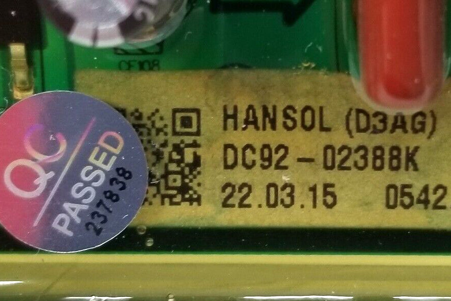 OEM  Replacement for Samsung Washer Control DC92-02388K