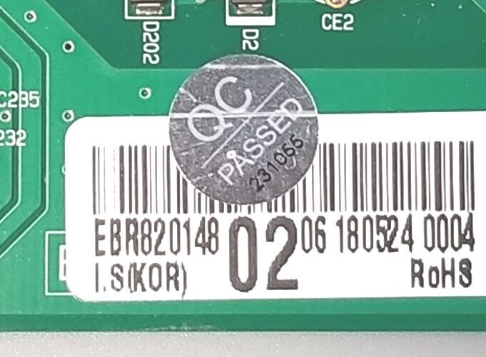 OEM Replacement for LG Fridge Control Board EBR82014802