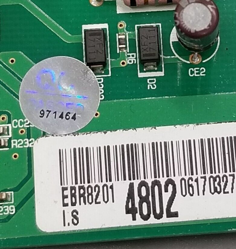 OEM Replacement for LG Refrigerator Control EBR82014802
